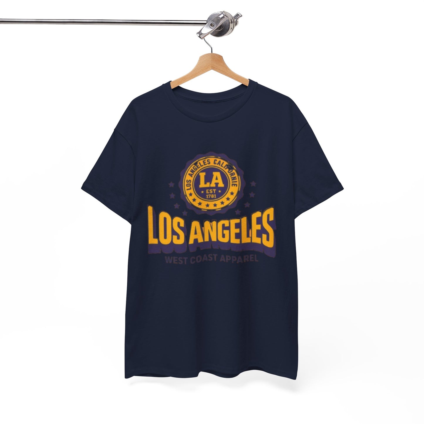 White Smoke Los Angeles West Coast Apparel Graphic T-Shirt – Retro City Streetwear Tee