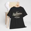 Dark Slate Gray San Francisco Baseball Club T-Shirt — California Vintage Script Tee