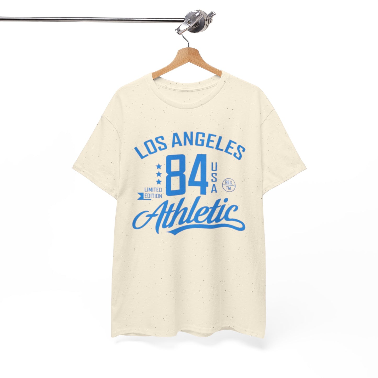 Los Angeles athletic shirt  vintage sports  84 jersey tee  college style shirt