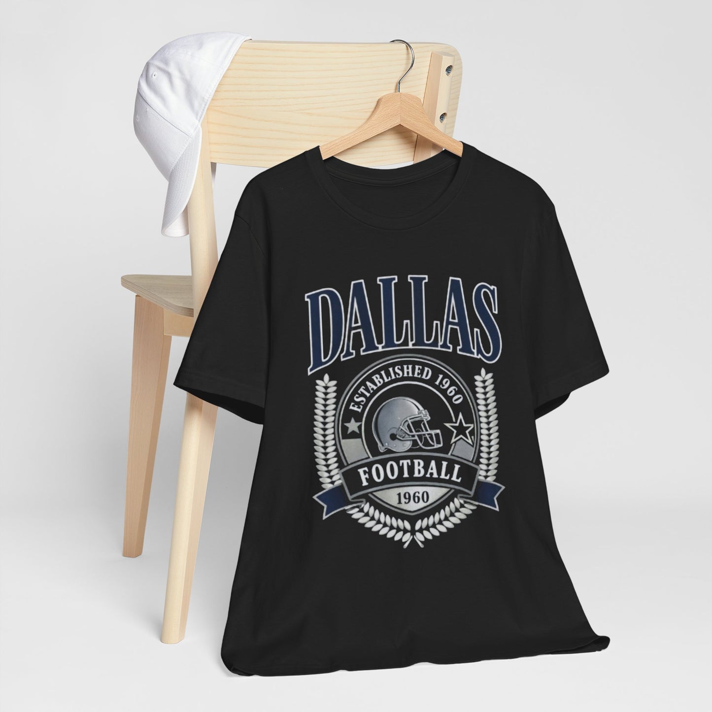 Dallas Football Vintage Helmet Tee — Established 1960 Retro Sports T-Shirt