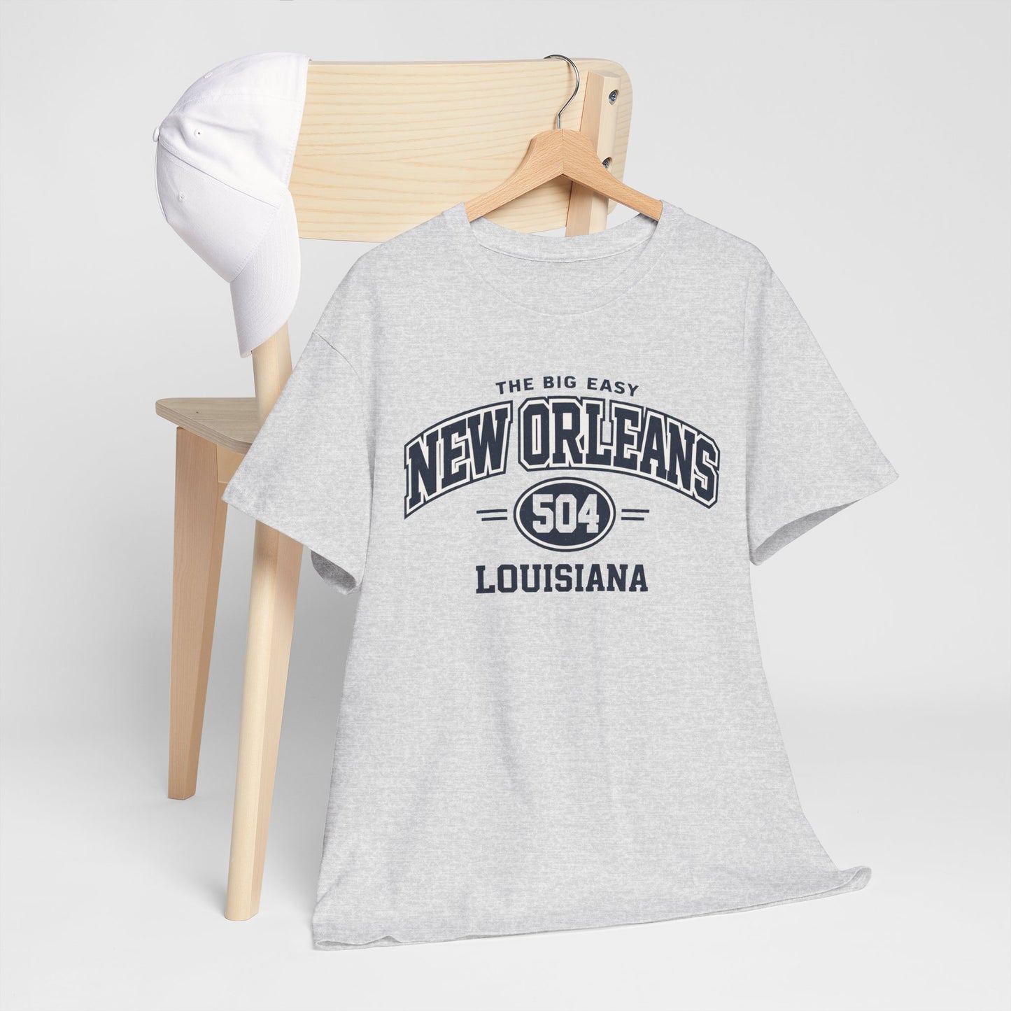 New Orleans 504 Louisiana Tee — The Big Easy City  T-Shirt