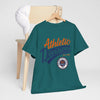 Lavender Athletic Division NY Vintage Graphic Tee collegiate style t-shirt