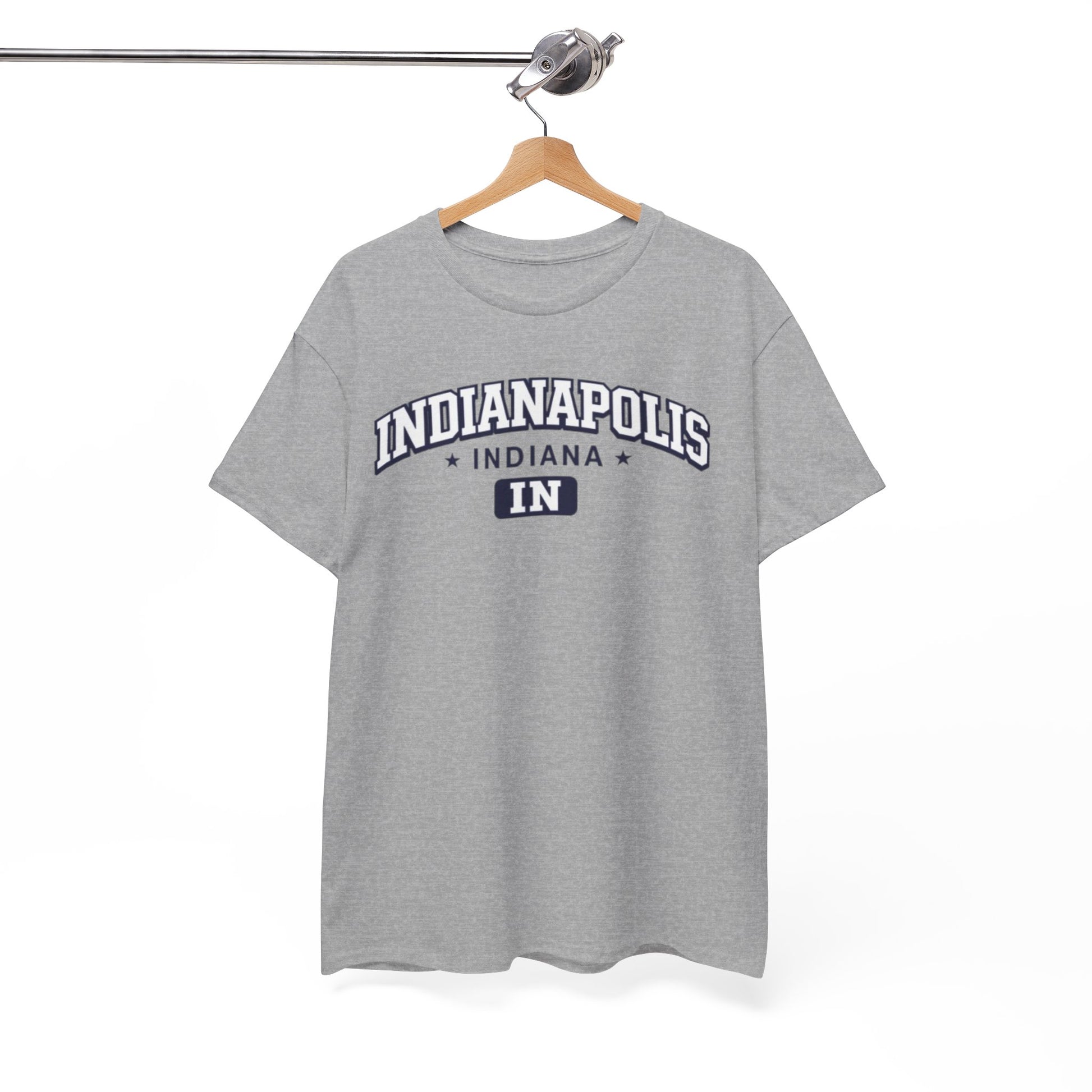White Smoke Indianapolis Indiana T-Shirt - Collegiate City Tee