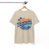 White Smoke Miami Beach Club T-Shirt – Ocean Drive Life Retro Summer Graphic Tee