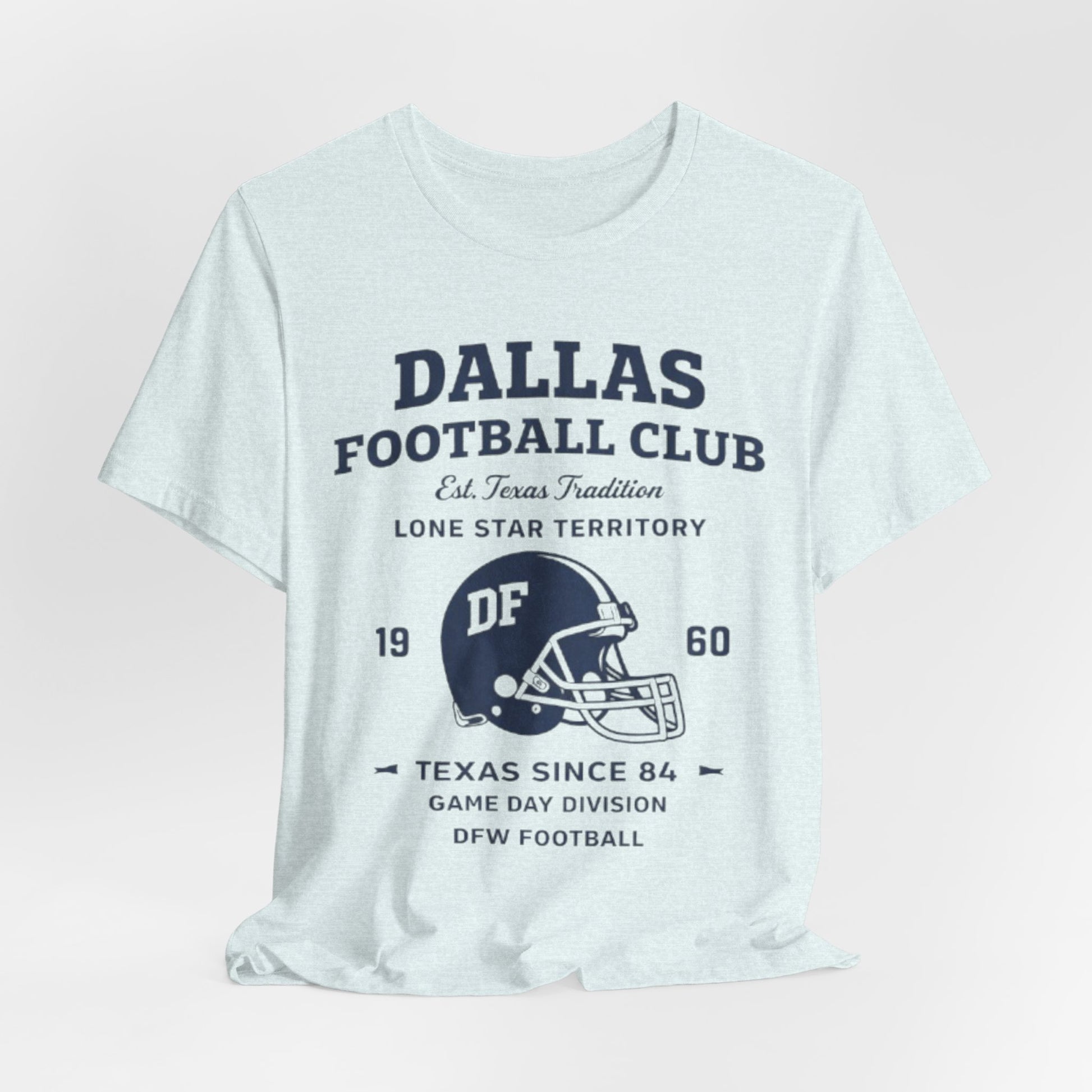 Lavender Dallas Football Club Vintage Helmet Tee