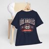 Dark Slate Gray Los Angeles 1883 Varsity Baseball T-Shirt