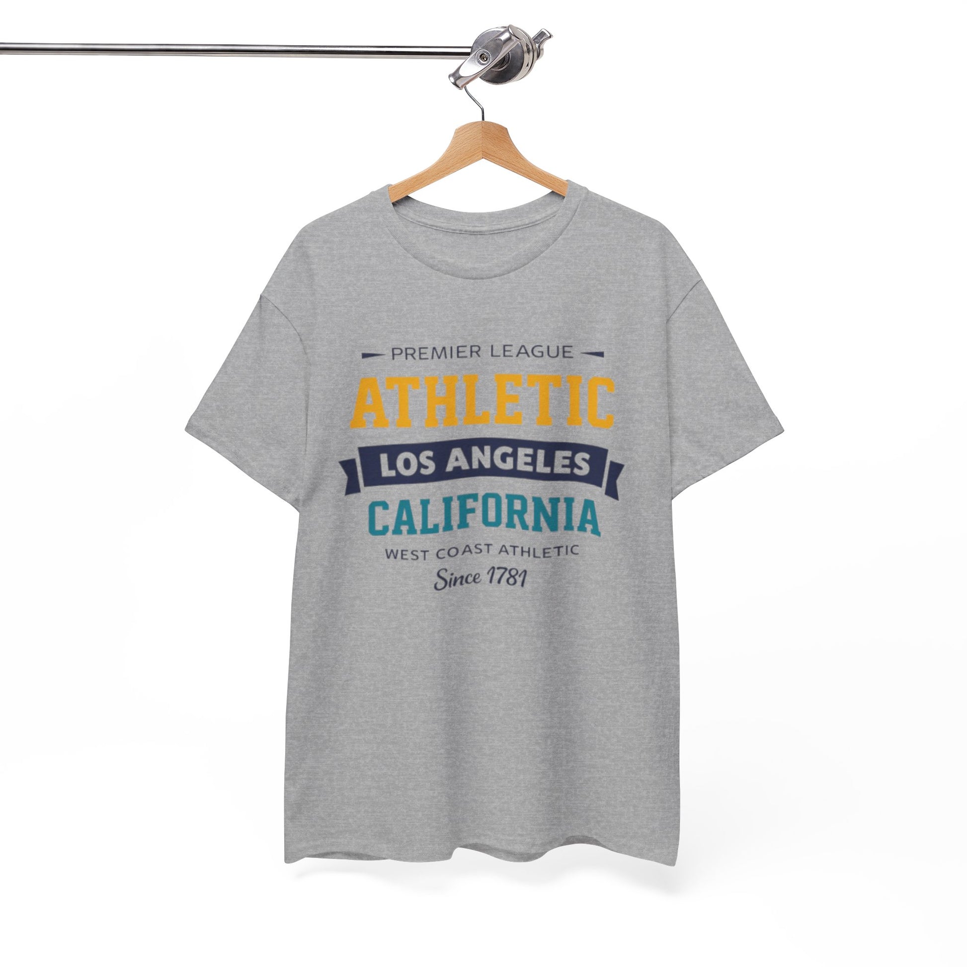 White Smoke Athletic Los Angeles California Tee — Vintage West Coast Sports T-Shirt