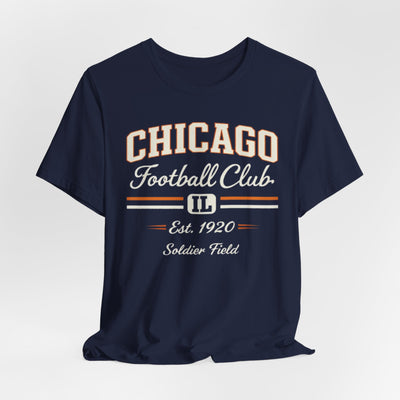 Dark Slate Gray Chicago Football Club Shirt – IL Est 1920 Soldier Field Vintage T Shirt