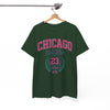 White Smoke Chicago Illinois Windy City 23 T-Shirt – Urban Basketball Streetwear Tee