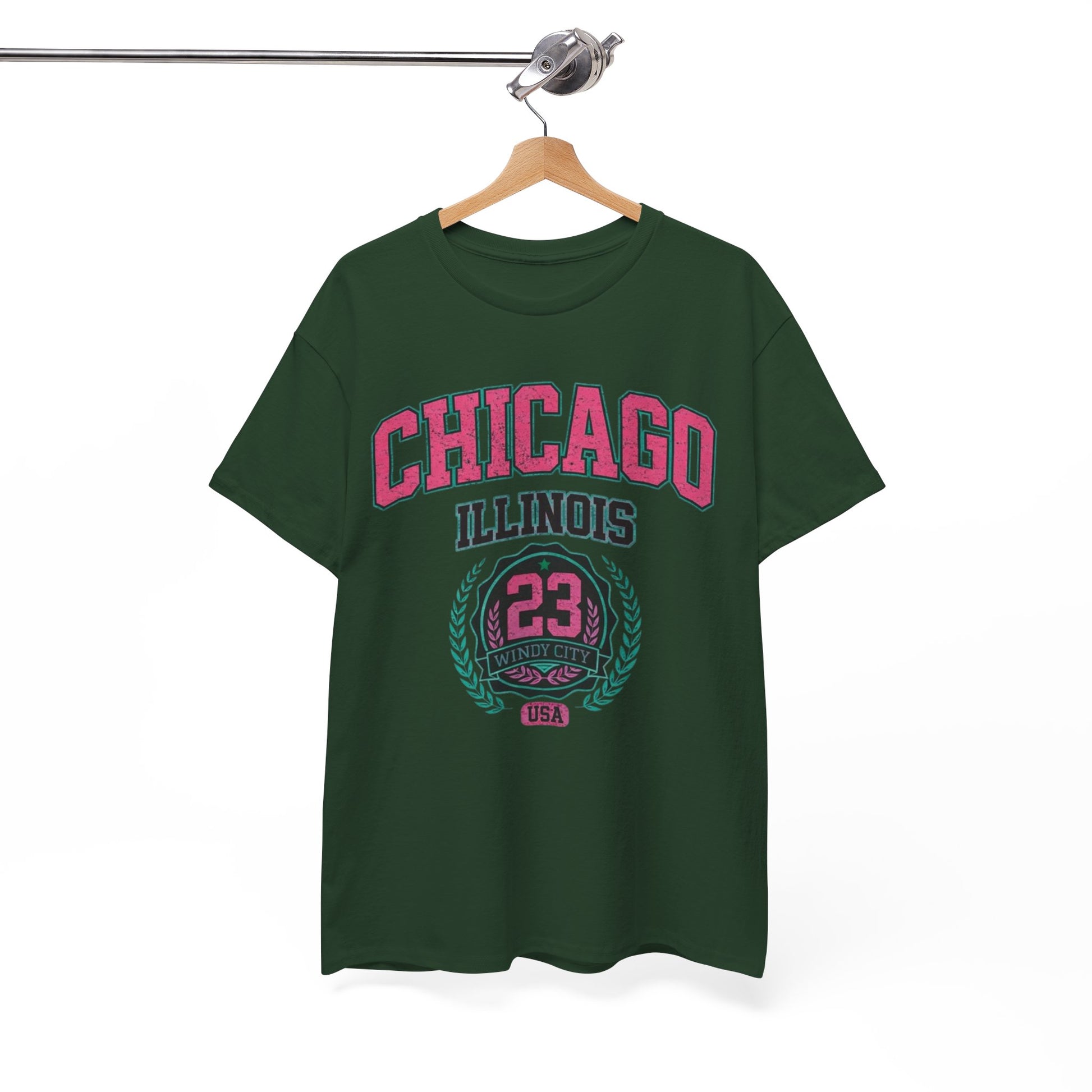 White Smoke Chicago Illinois Windy City 23 T-Shirt – Urban Basketball Streetwear Tee