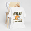 Lavender Green Bay Football Vintage Helmet Tee