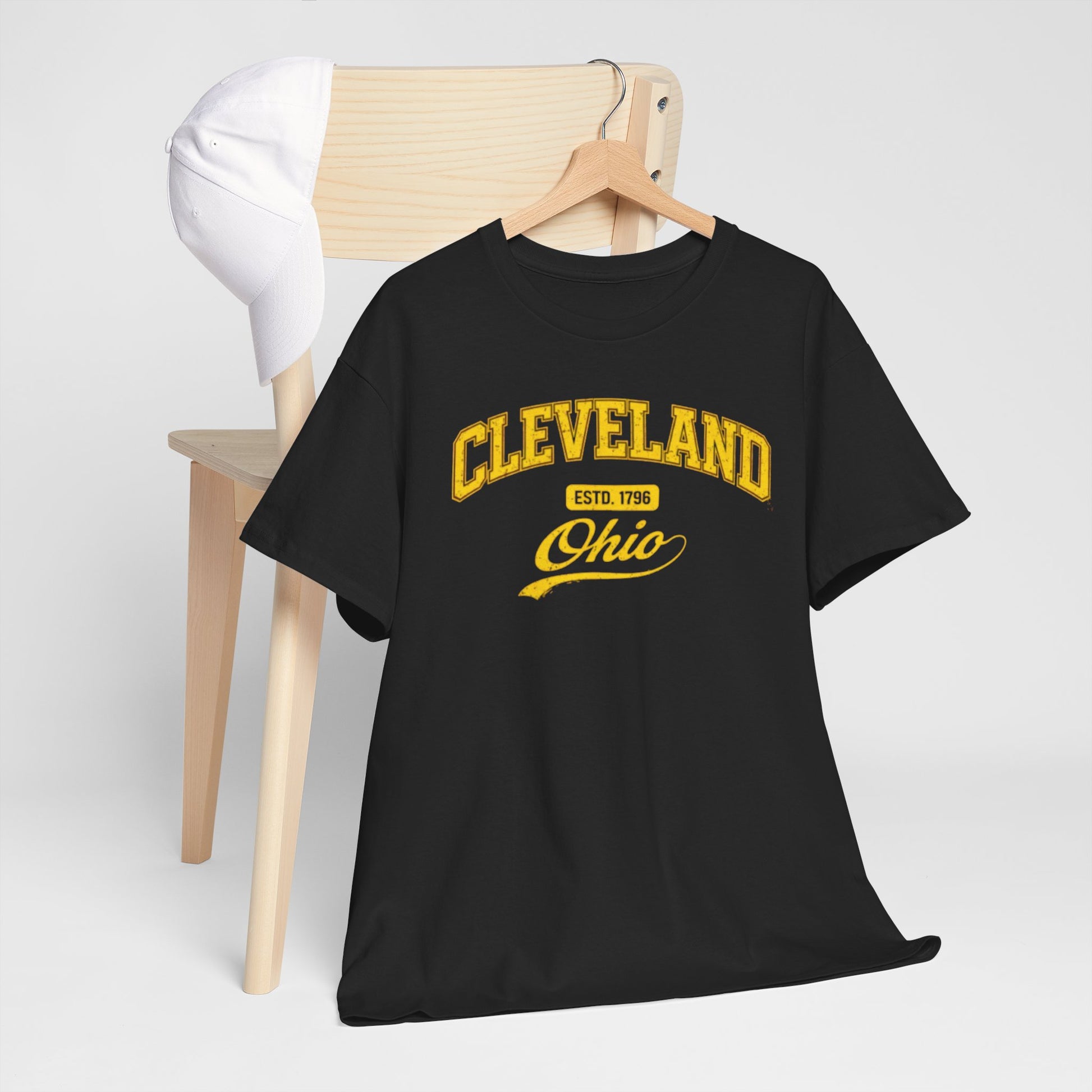 Cleveland Ohio Vintage Script Tee — Retro T-Shirt streetwear fashion product image 6