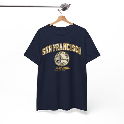 Golden City San Francisco Heritage Graphic T-Shirt – California Urban Classic Tee – fan gear, fan gear, image 1.0