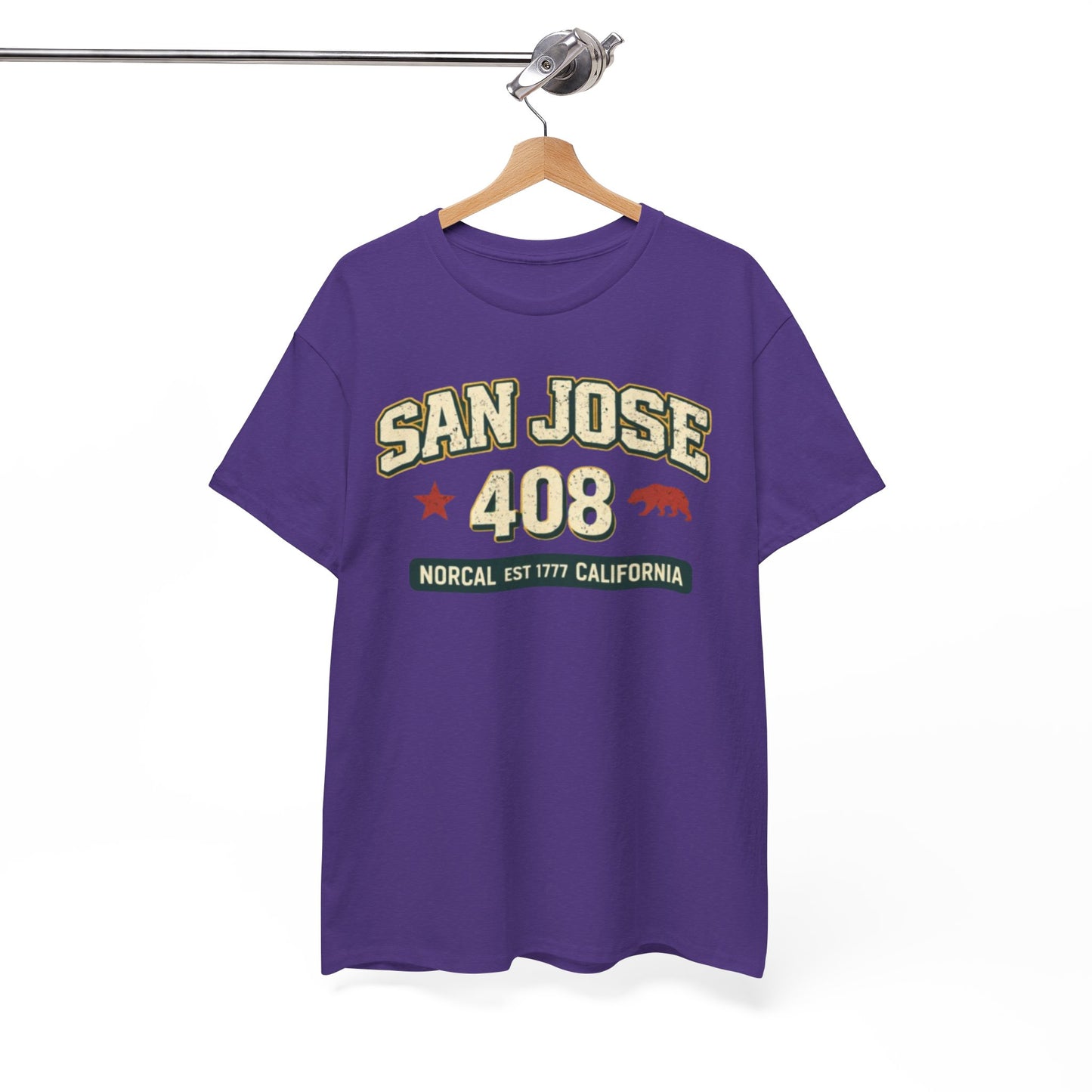 San Jose 408 T-Shirt — NorCal California Retro City Tee West Coast vintage shirt