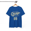 White Smoke Chicago State University 89 T-Shirt – Windy City College Streetwear Tee