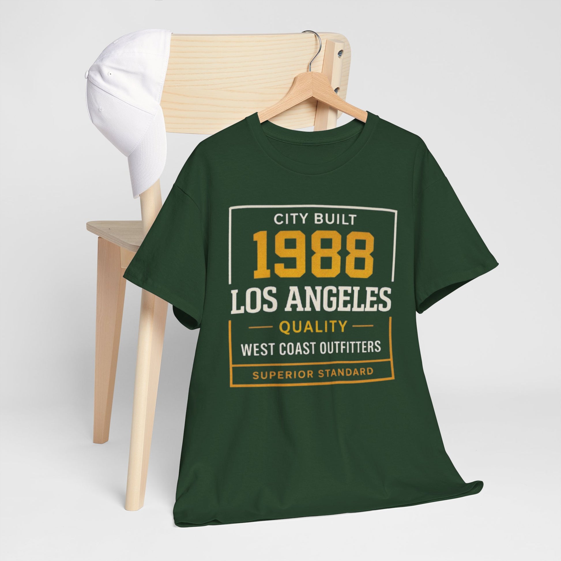 Lavender 1988 Los Angeles Tee — Vintage City Built Graphic T-Shirt