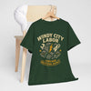 Lavender Windy City Labor Chicago Industrial District T-Shirt – Vintage Worker Graphic Tee