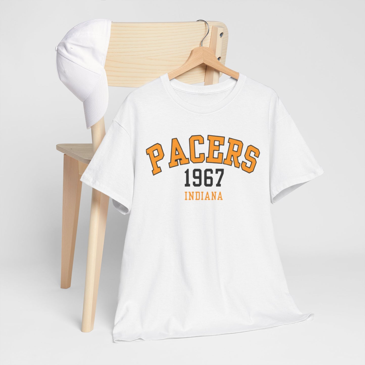 Lavender Pacers 1967 Indiana T-Shirt — Vintage Basketball Tee
