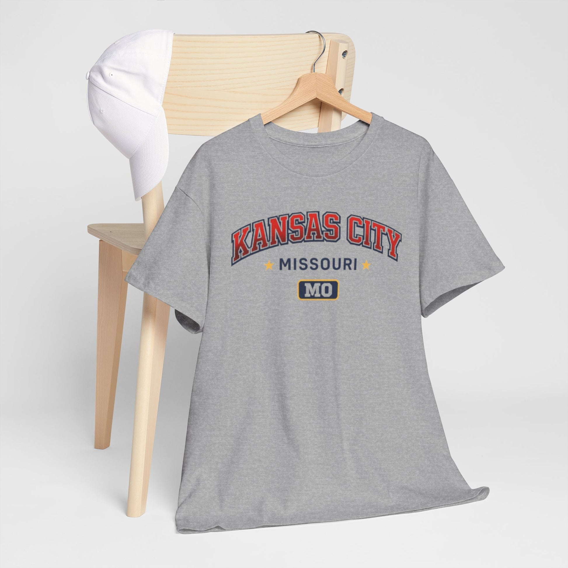 Dark Gray Kansas City Missouri MO T-Shirt — Vintage City Graphic Tee