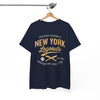 White Smoke New York Legends Baseball T-Shirt — Heritage Bat & Ball Club Tee