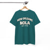 White Smoke New Orleans NOLA Tee — Est. 1718 City Shirt