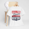 Lavender New York 1986 Athletic Champion Tee — Vintage Marathon NYC Shirt