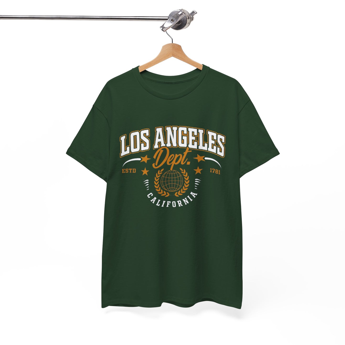 White Smoke Los Angeles Dept. T‑Shirt – Vintage California College Graphic Tee