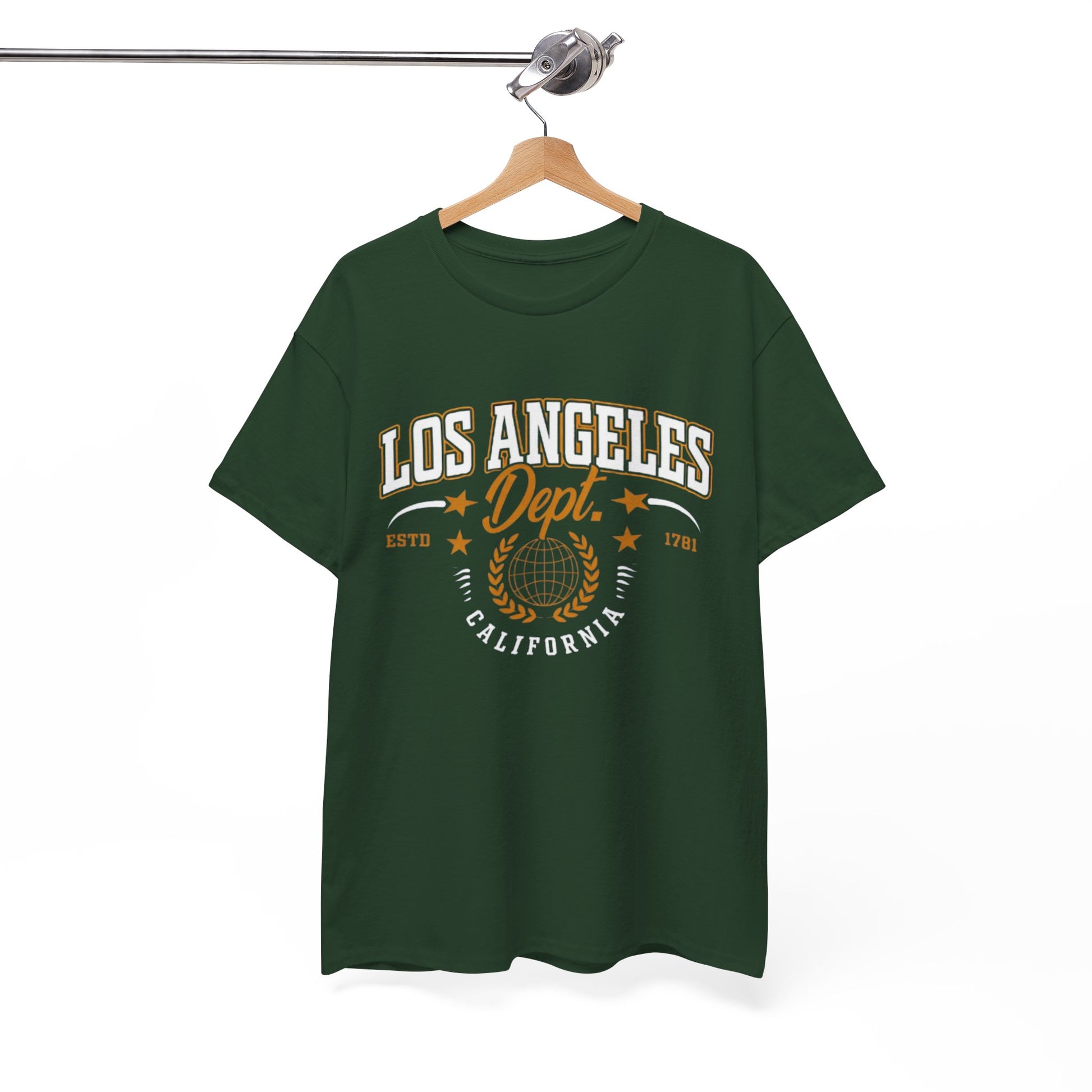 White Smoke Los Angeles Dept. T‑Shirt – Vintage California College Graphic Tee