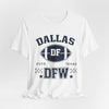 Dallas DFW Football Tee – Texas Vintage Sports T-Shirt – game day outfit, fan gear, image 1.0
