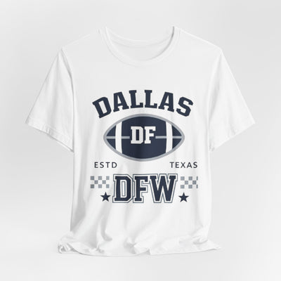 Dallas DFW Football Tee – Texas Vintage Sports T-Shirt – game day outfit, fan gear, image 1.0