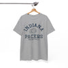 White Smoke Indiana Pacers Basketball Tee — Vintage Varsity  T-Shirt