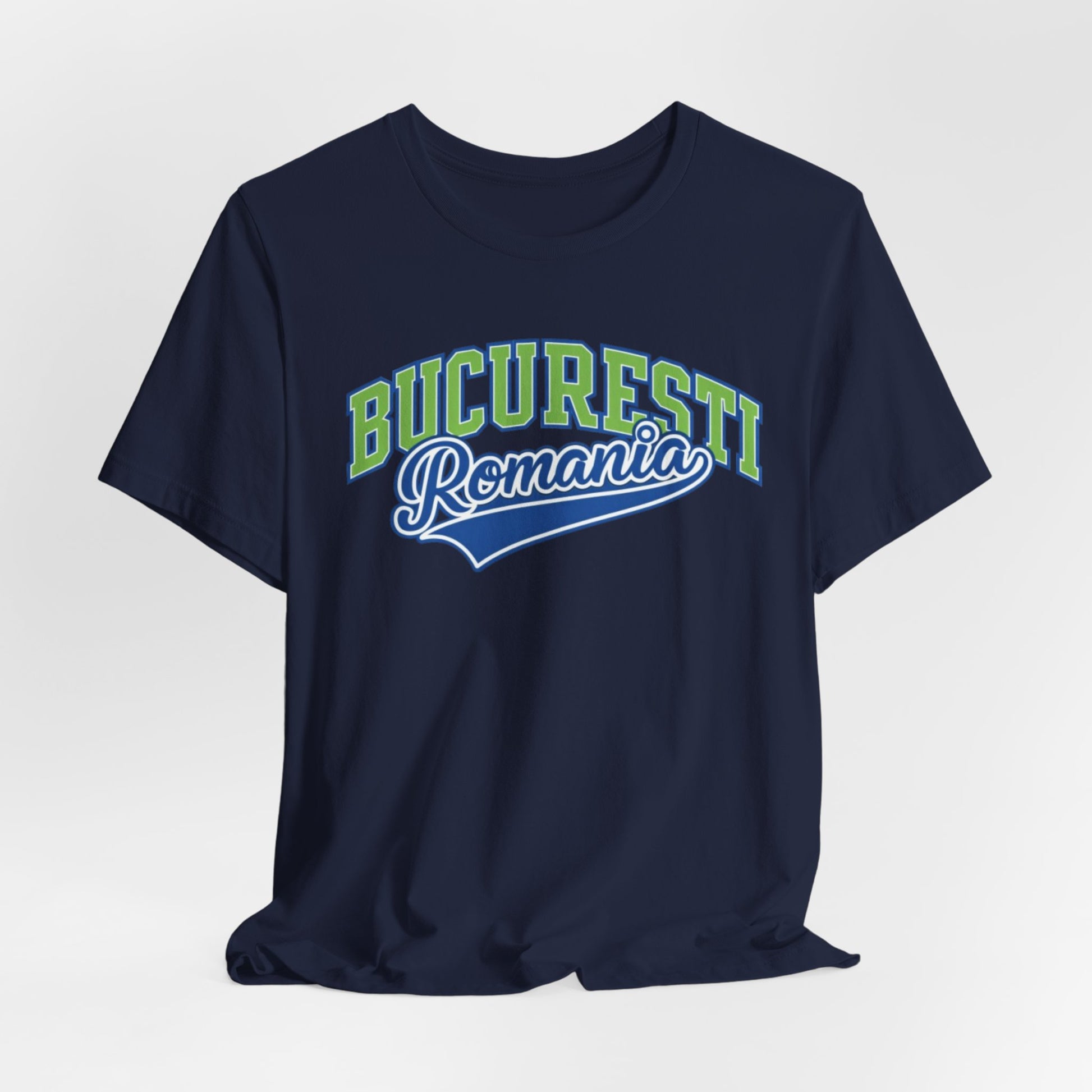 Dark Slate Gray Tricou de baseball vintage Bucuresti Romania — Tricou Retro City