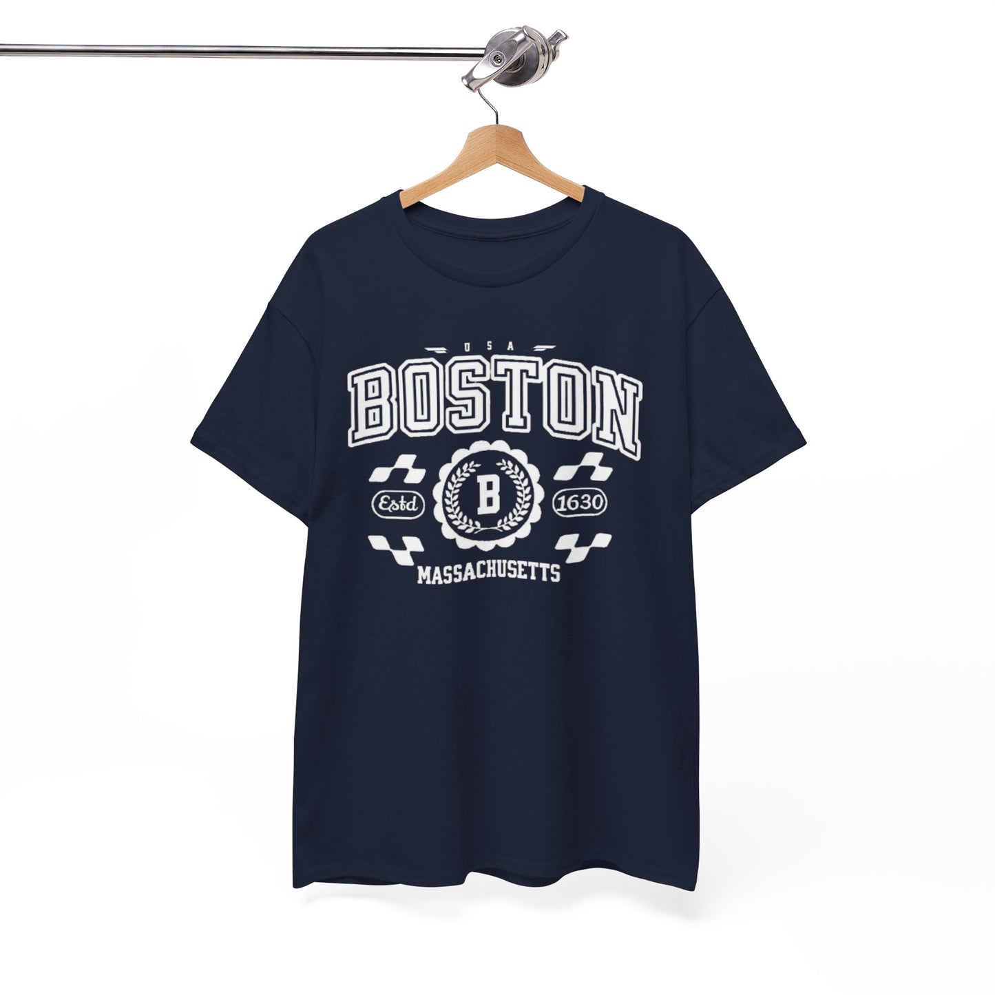 Boston Racing Vintage Tee — Massachusetts Graphic T-Shirt