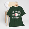 Lavender Los Angeles Baseball T Shirt 1883 California Vintage Varsity Baseball Tee