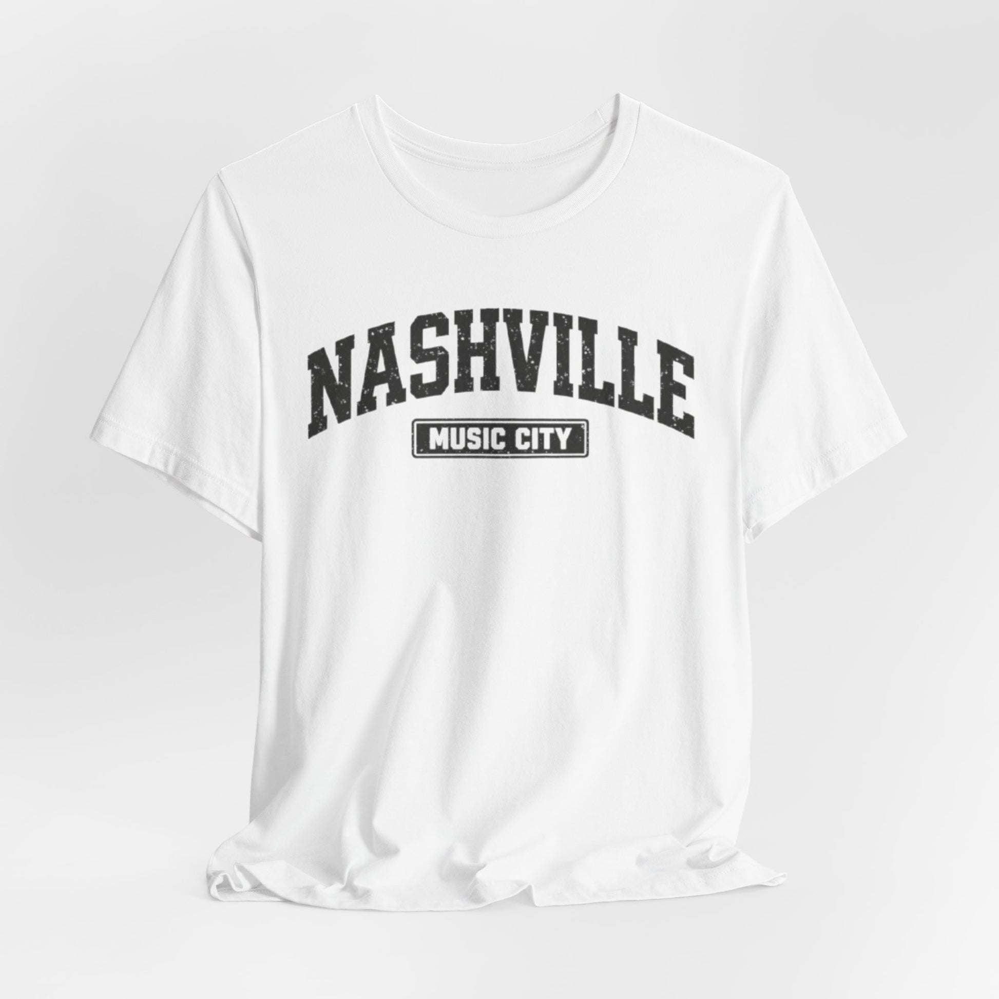 Lavender Nashville Music City Tee — Collegiate Vintage T-Shirt Vintage 90s Streetwear