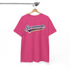 White Smoke Sacramento California Retro Script T-Shirt