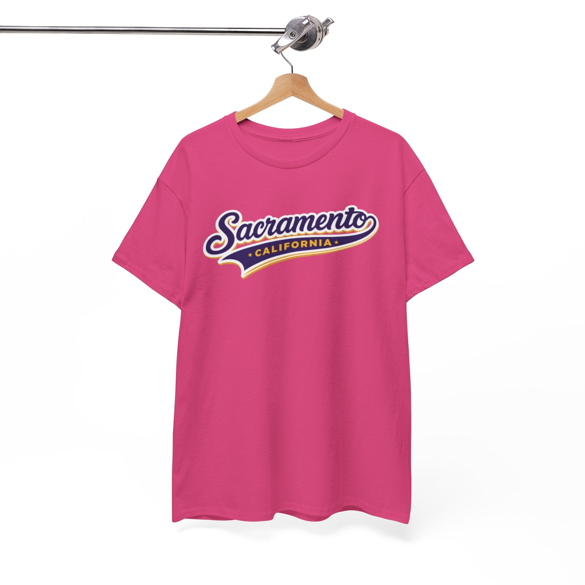 White Smoke Sacramento California Retro Script T-Shirt