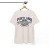White Smoke Portland Basketball Rose City Tee City sports tee  Rose City top Sporty streetwear