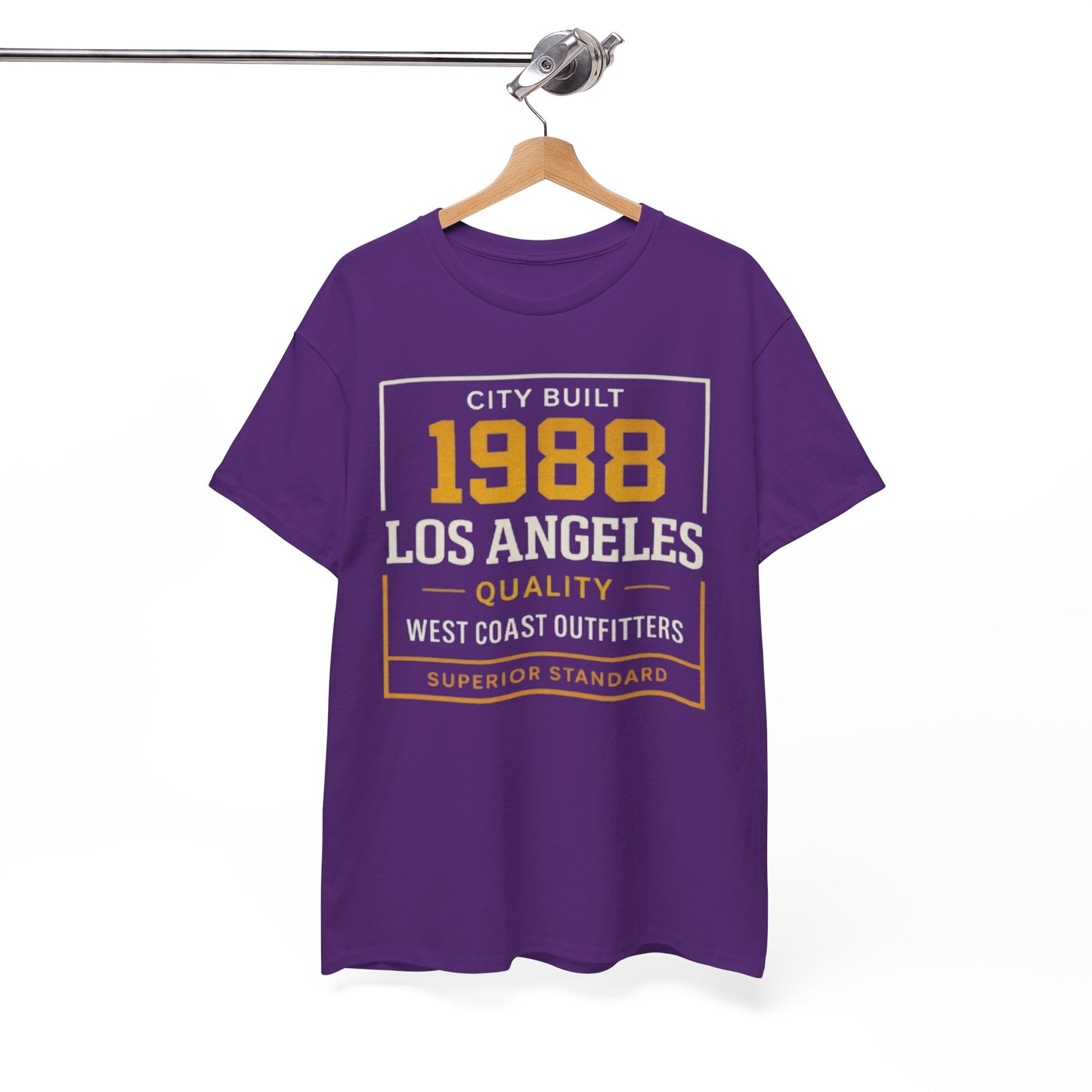 White Smoke 1988 Los Angeles Tee — Vintage City Built Graphic T-Shirt
