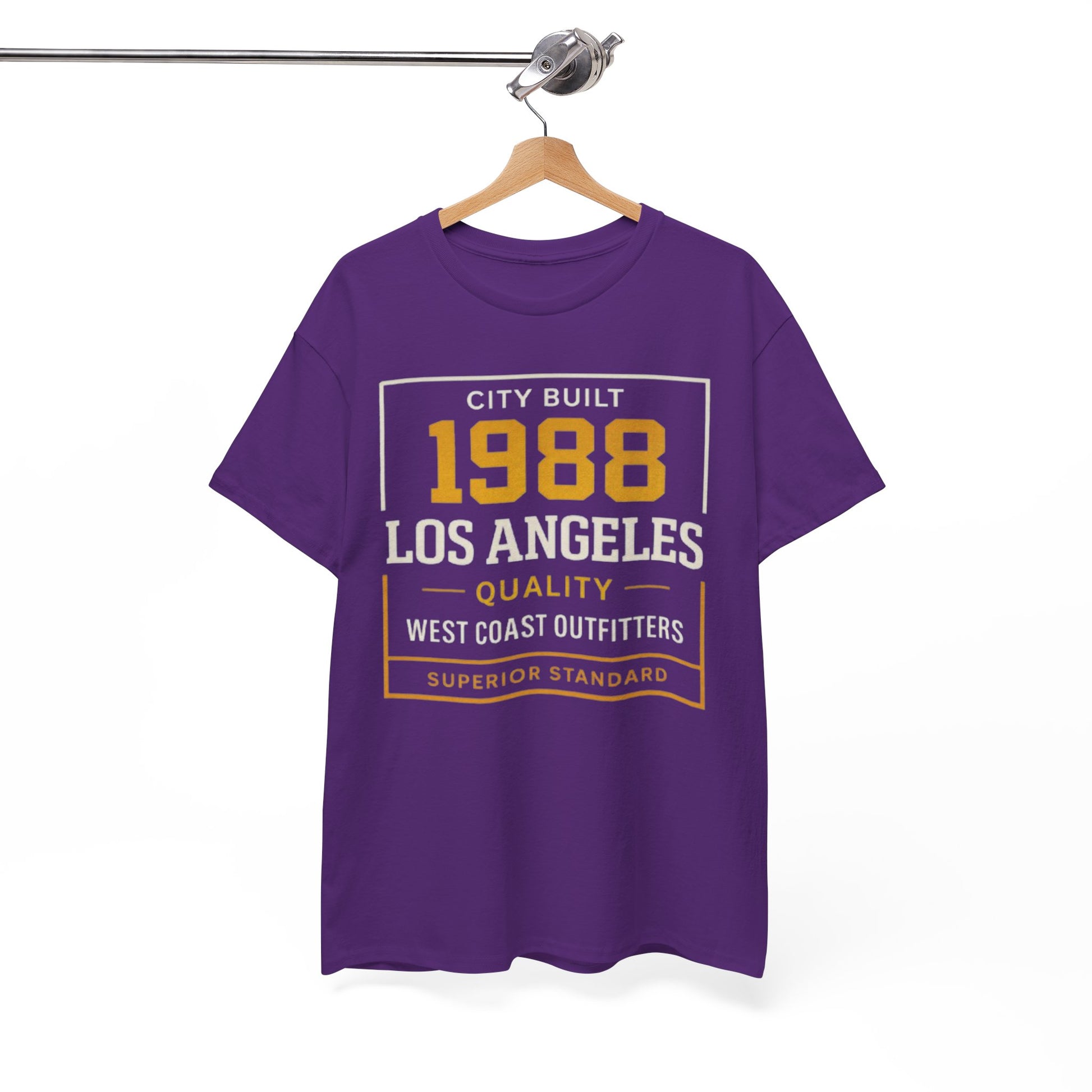 White Smoke 1988 Los Angeles Tee — Vintage City Built Graphic T-Shirt