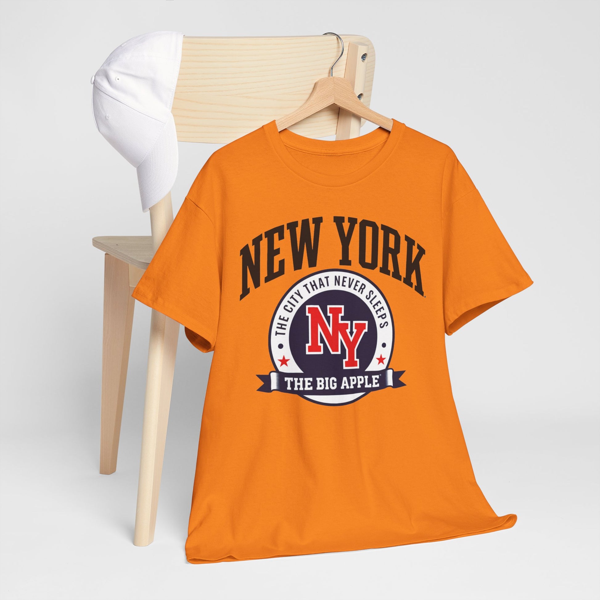 Lavender New York The Big Apple Tee — NY City That Never Sleeps Graphic T‑Shirt