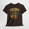 Dark Slate Gray Chi-Town Sound Blues and Jazz Live Music T-Shirt – Chicago Vintage Music Graphic Tee