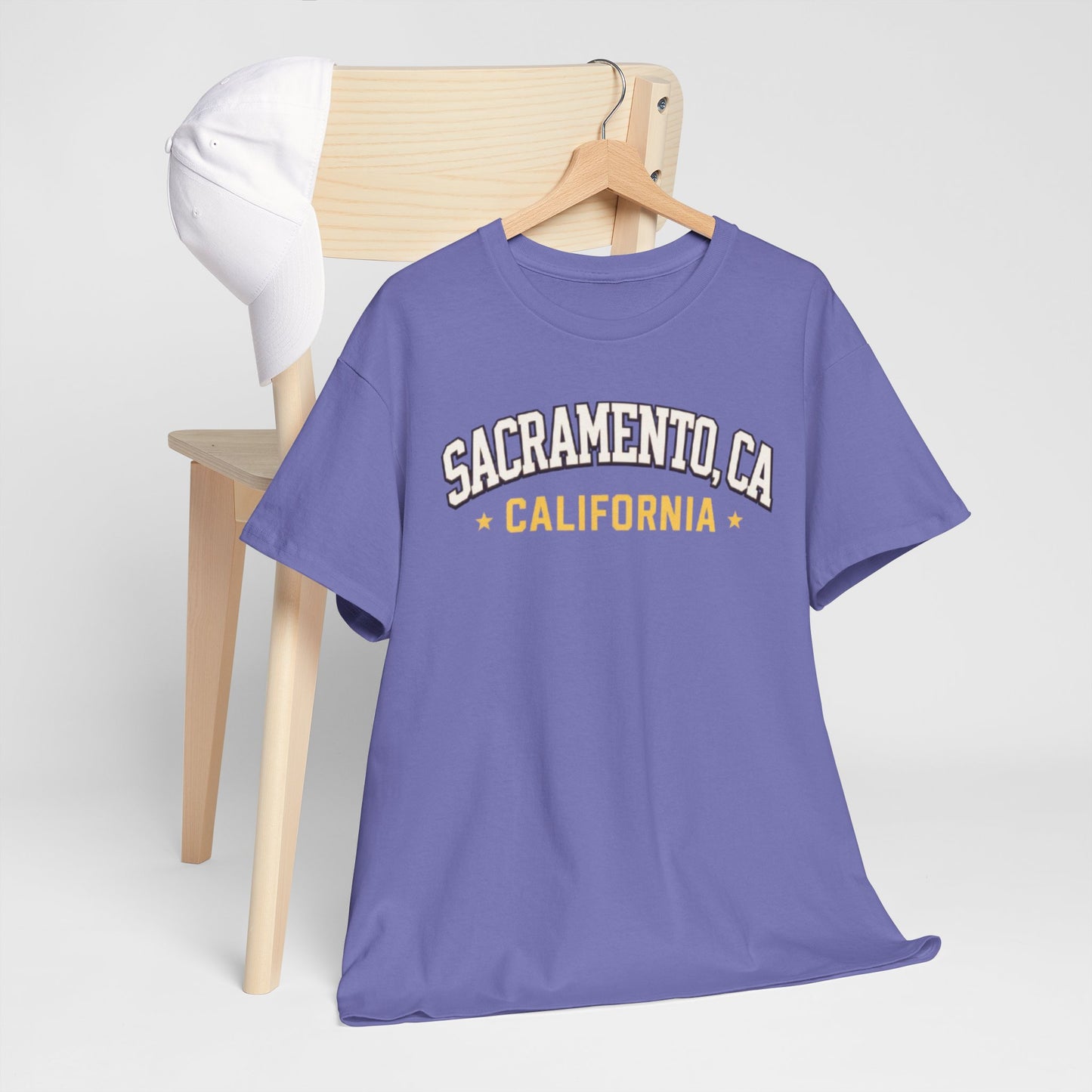 Light Slate Gray Sacramento, CA California Vintage Arc T-Shirt