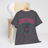 Dim Gray Chicago Illinois Windy City 23 T-Shirt – Urban Basketball Streetwear Tee