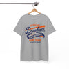 White Smoke Baseball Champions New York T-Shirt — Vintage Athletic Tee