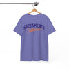 White Smoke Sacramento California Vintage Script T-Shirt — Retro City Tee