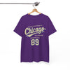White Smoke Chicago State University 89 T-Shirt – Windy City College Streetwear Tee