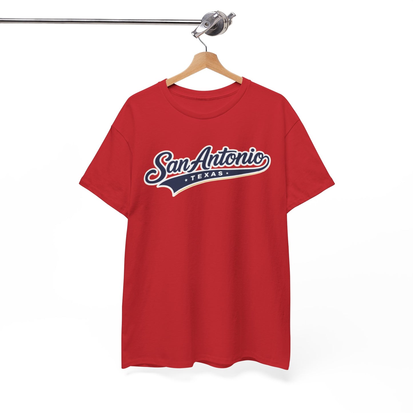 San Antonio Script T‑Shirt — Retro Texas Baseball Tee