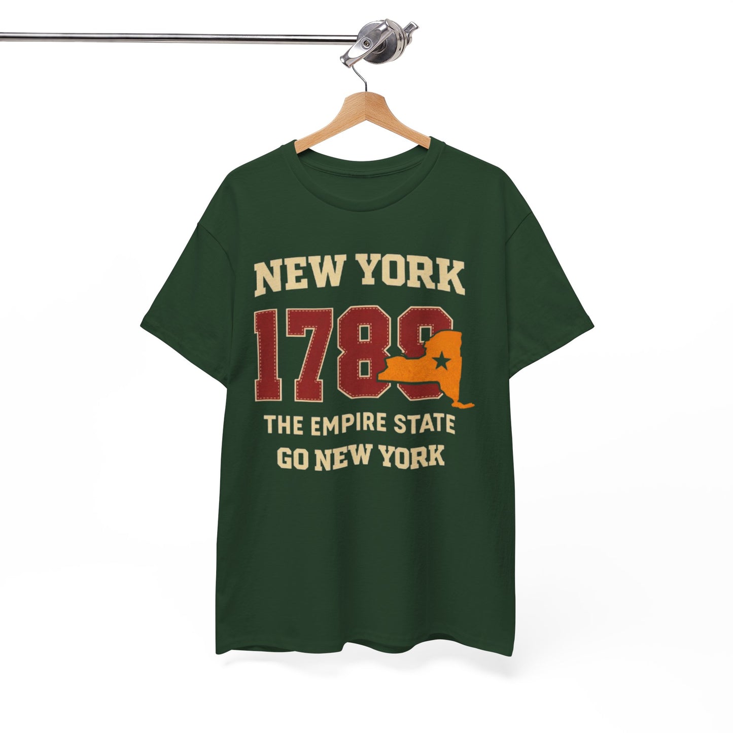 New York 1788 T-Shirt — Empire State Vintage Graphic Tee