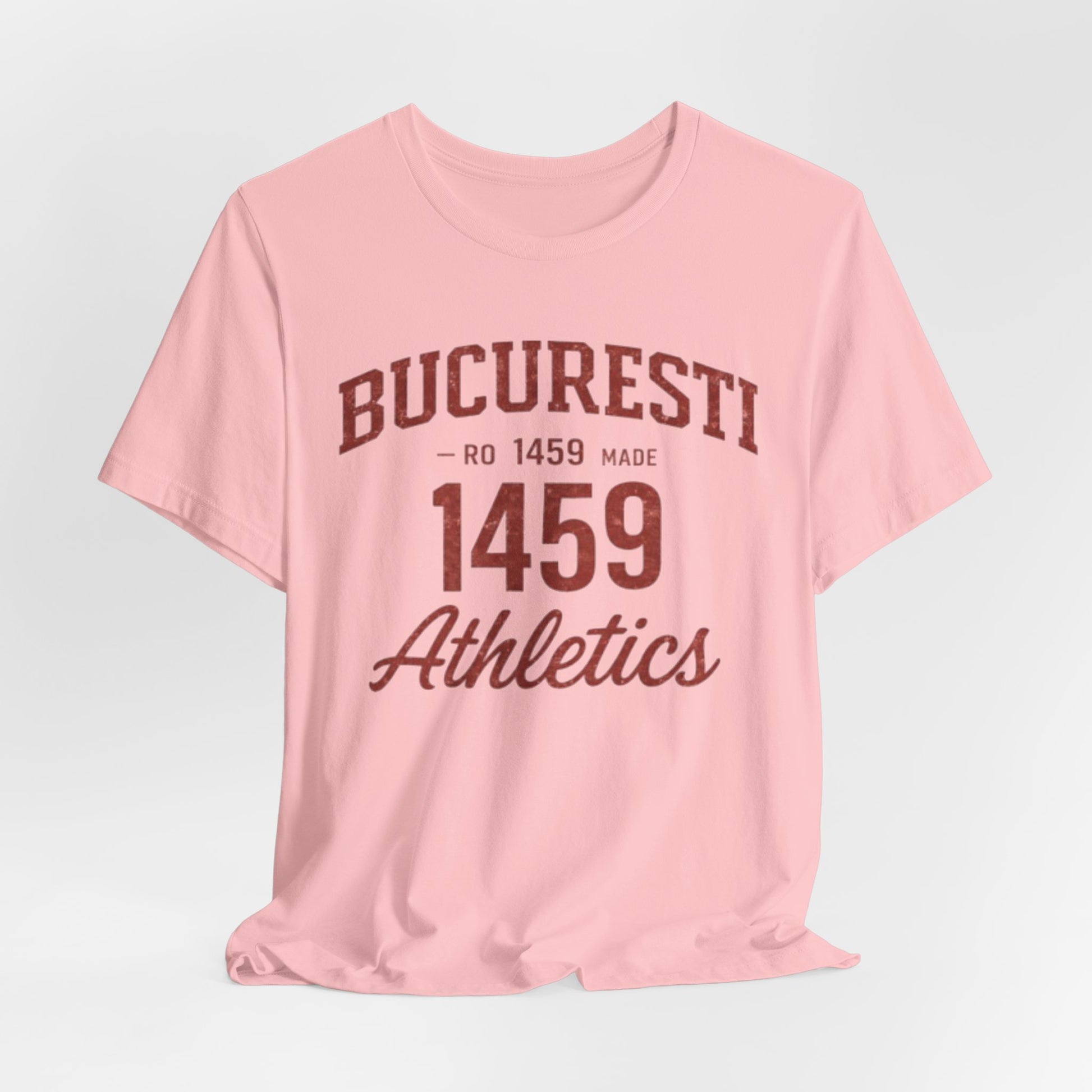 Lavender Tricou Atletism București 1459 stil universitar